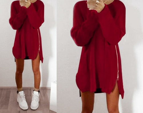 2018 New Fashion Women's Sweater Winter Keep Warm Long Sleeve O-neck